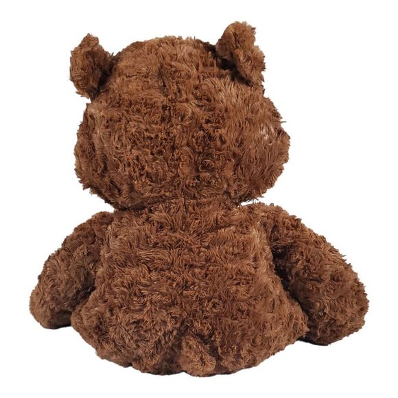 Bear Plush Brown 17" Red Hearts Love Valentine's Stuffed Animal Toy Cuddly Furry - Picture 2 of 10